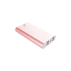 LAX Gadgets LAX Pro Portable Charger Battery Backup 16800mAh with 4 High Speed Charging 2.1A USB Ports (Rose Gold) (LAXPB16800-ROS)