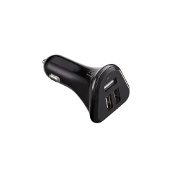LAX Gadgets LAX 3-USB Port Car Charger 4.8A for Smartphones - Black (LAX3PORTCAR-BLK)