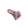 LAX Gadgets LAX 3-USB Port Car Charger 4.8A for Smartphones - Rose Gold (LAX3PORTCAR-ROS)