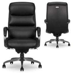 Hot Aberdeen Bonded Leather Computer and Desk Chair, Black (51545-BLK) Office Chairs