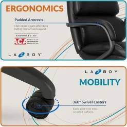 Online Aberdeen Leather Computer and Desk Chair, (51545) Ergonomic Chairs