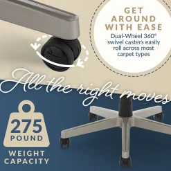 New Alton Ergonomic Bonded Leather Swivel Executive Chair, (51544-BRN) Ergonomic Chairs