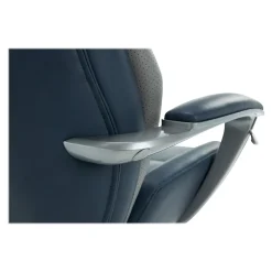 Clearance Alton Leather Executive Chair, Steel Blue/Light Gray (60029) Ergonomic Chairs