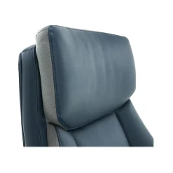 Clearance Alton Leather Executive Chair, Steel Blue/Light Gray (60029) Ergonomic Chairs