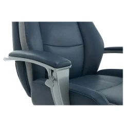 Clearance Alton Leather Executive Chair, Steel Blue/Light Gray (60029) Ergonomic Chairs