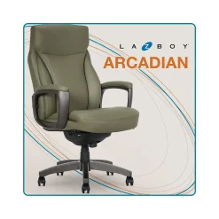 Best Arcadian Ergonomic Bonded Leather Swivel Executive Chair, Olive (60008-OLV) Office Chairs