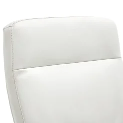 New Baylor Ergonomic Faux Leather Swivel Executive Chair, White (CHR10085A) Office Chairs