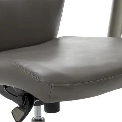 Best Baylor Ergonomic Faux Leather Swivel Executive Chair, Gray (CHR10085C) Office Chairs