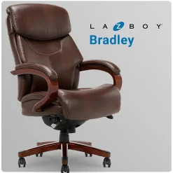 Online Bradley Bonded Leather Executive Chair, Roasted Chestnut (44762) Ergonomic Chairs