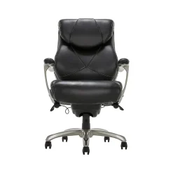 New Cantania Ergonomic Bonded Leather Swivel Executive Chair, Black (45776A) Office Chairs