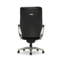 New Cantania Ergonomic Bonded Leather Swivel Executive Chair, Black (45776A) Office Chairs
