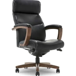 Best Greyson Ergonomic Bonded Leather Swivel Executive Chair, Black (CHR10086B) Office Chairs