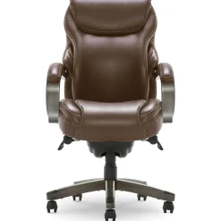 Discount Hyland Ergonomic Faux Leather Swivel Executive Chair, Brown (CHR10044C) Office Chairs