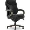 Hyland Ergonomic Faux Leather Swivel Executive Chair, Black (CHR10044B) Office Chairs