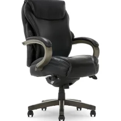 Hyland Ergonomic Faux Leather Swivel Executive Chair, Black (CHR10044B) Office Chairs