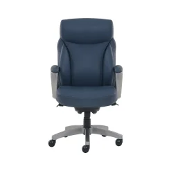 Outlet Leather Swivel Executive Chair, Navy (51447XX) Office Chairs