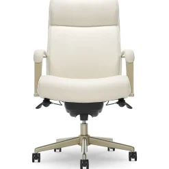 Sale Melrose Ergonomic bonded Leather Swivel Executive Chair, White (CHR10084B) Office Chairs