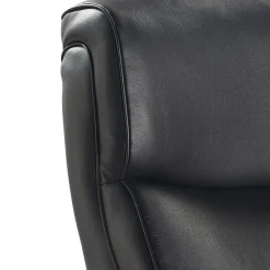 Outlet Melrose Ergonomic Bonded Leather Swivel Executive Chair, Black (CHR10084A) Office Chairs