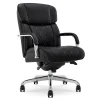 Discount Symphony Ergonomic Bonded Leather Swivel Executive Chair, Black and Chrome (CCHR10013D) Office Chairs