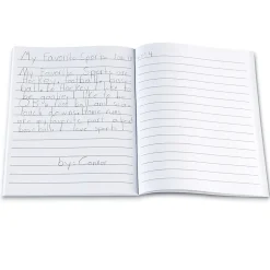 Learning Resources Make a Story Writing Hardcover Journal, 7" x 9", Blue, 10/Set (LER3467) Hot