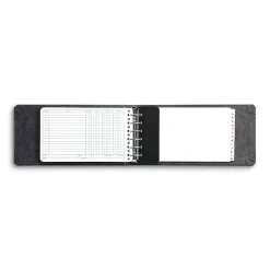 Hot Ledger Binder, 10.5" x 5.63", 200 Pages, Blue Marble (26520) Accounting & Record Journals