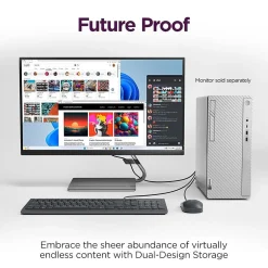 Lenovo IdeaCentre Tower Desktop Computer, Intel Core i5-14400, 8GB RAM, 512GB SSD, Mouse & Keyboard Included, Windows 11 Home* Gaming Desktops