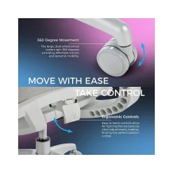 Online Legion Mesh Ergonomic Racing Gaming Chair, Light Gray (52015LGRY) Gaming Chairs