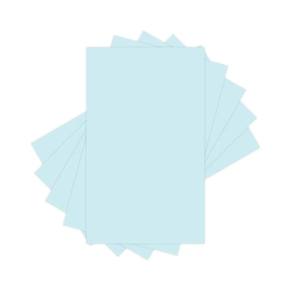 Sale Colors 30% Recycled 8.5" x 14" Colored Paper, 20 lbs., Blue, 500 Sheets/Ream (94286RM) Multipurpose Paper