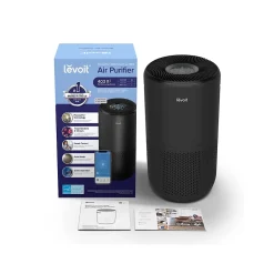 Air Purifiers<Levoit PlasmaPro 400S True HEPA Air Purifier, 4-Speed, Wi-Fi Enabled, Black (HEALVSUS0111Y)