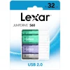 Lexar JumpDrive 32GB USB 2.0 Flash Drive, Assorted Colors, 5/Pack (LJDS6032GB5)* Usb Flash Drives
