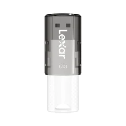 Lexar JumpDrive S60 64GB USB 2.0 Type A Flash Drive, Grey/White, 3/Pack (LJDS60-64GB3NNU)* Usb Flash Drives