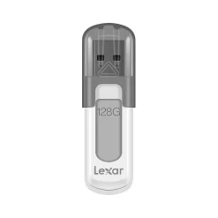 Lexar JumpDrive V100 128GB USB 3.0 Flash Drive, Gray, 2/Pack (LJDV100128G-B2HNU)* Usb Flash Drives