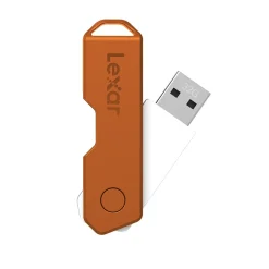 Lexar Twist Turn2 32GB USB 2.0 Type-A Flash Drive, Teal/Purple/Orange, 3/Pack (LJDTT2-32GABNA3)* Usb Flash Drives