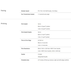 Color Printers<Lexmark CX635adwe Wireless All-in-one Color Laser Printer