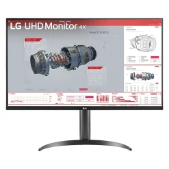 LG 32" 4K Ultra HD 100 Hz LCD Monitor, Black (32BR55U-B)* Flat Monitors