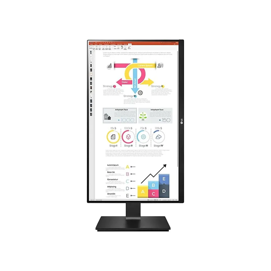 LG 24" LED Monitor, Black (24BP75Q-B)* Flat Monitors