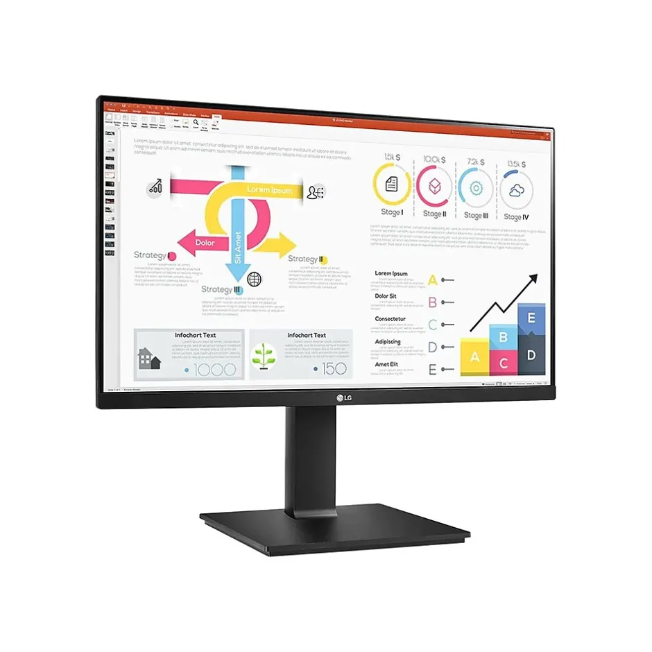 LG 24" LED Monitor, Black (24BP75Q-B)* Flat Monitors