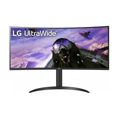 LG 34" UltraWide Curved WQHD 160Hz Gaming Monitor with AMD FreeSync Technology, Black (34BP65C-B)* Gaming Monitors