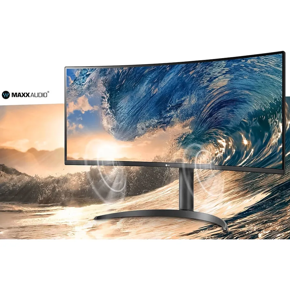 LG 34" UltraWide Curved WQHD 160Hz Gaming Monitor with AMD FreeSync Technology, Black (34BP65C-B)* Gaming Monitors