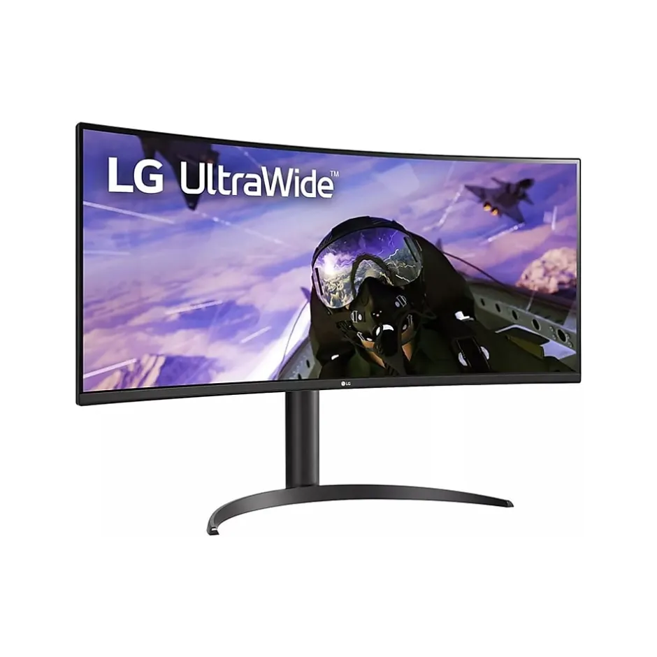 LG 34" UltraWide Curved WQHD 160Hz Gaming Monitor with AMD FreeSync Technology, Black (34BP65C-B)* Gaming Monitors