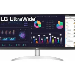 LG UltraWide 29" 100 Hz LCD Monitor, White/Silver Pearl (29BQ650-W)* Flat Monitors