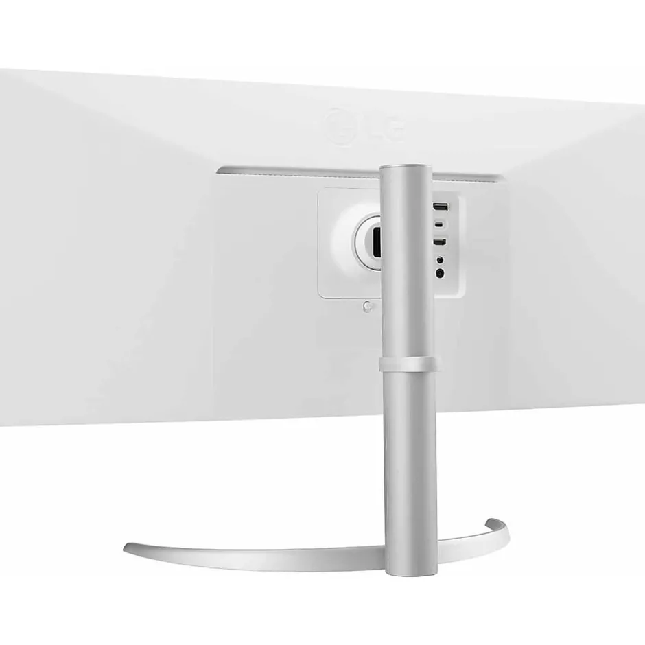 LG Ultrawide 34" Flat FHD IPS 100 Hz LCD Monitor with Built-In Universal Docking Station, White/Silver Pearl (34BQ650-W)* Flat Monitors