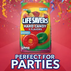 Hard Candy & Lollipops<LifeSavers Life Savers 5 Flavors Hard Candy, Party Size, 50 oz., 376 Pieces (WMW28098)