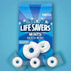 Gum & Mints<LifeSavers Life Savers Pep-O-Mint Mints, 44.93 oz.(MMM27625)