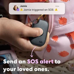 Tile by Life360 Life360 Tile Pro Bluetooth Tracker, Black (RE-61011)