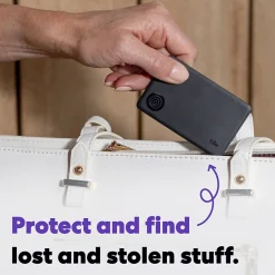 Tile by Life360 Life360 Tile Slim Bluetooth Tracker, Black (RE-62011)