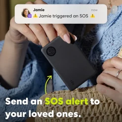 Tile by Life360 Life360 Tile Slim Bluetooth Tracker, Black (RE-62011)