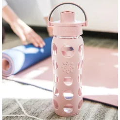Water Bottles<Lifefactory Glass Water Bottle, 22 oz., Desert Rose (LIFLG4321MDR4)