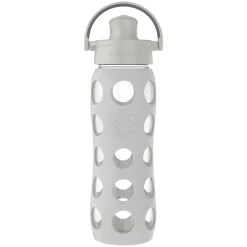 Water Bottles<Lifefactory Glass Water Bottle, 22 oz., Cool Gray (LIFLG4321MCG4)