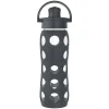 Water Bottles<Lifefactory Glass Water Bottle, 22 oz., Carbon (LIFLG4321MCN4)